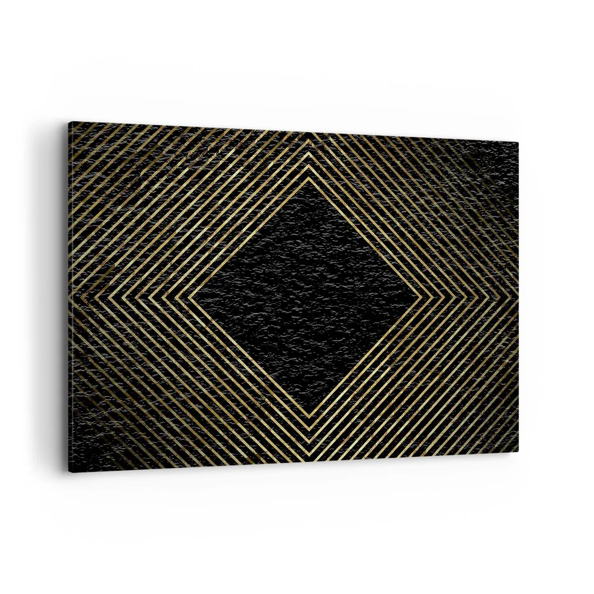 Tablou pe pânză - Geometrie în stil glamour - 100x70 cm