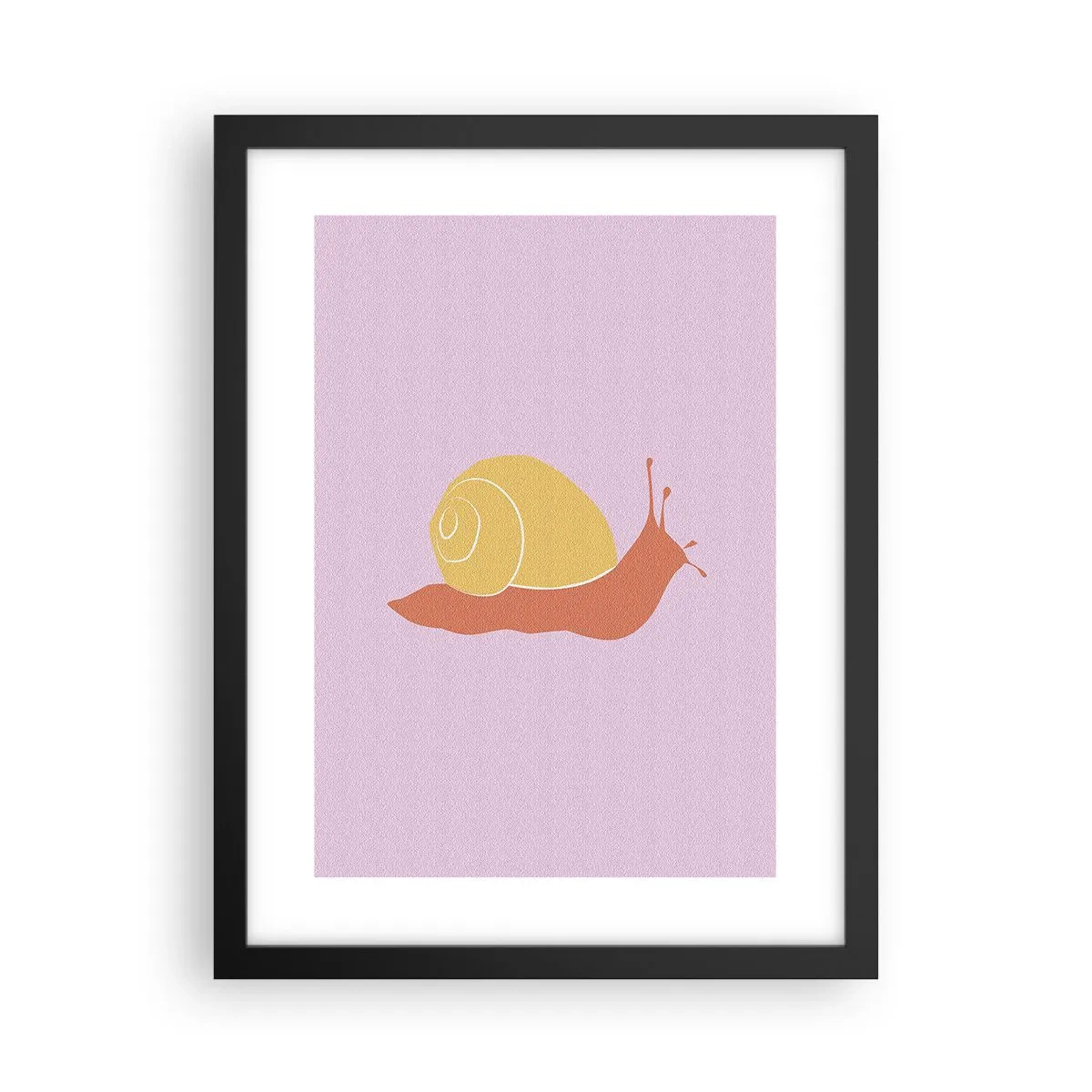 Poster în ramă neagră - Nu e nicio grabă - 30x40 cm