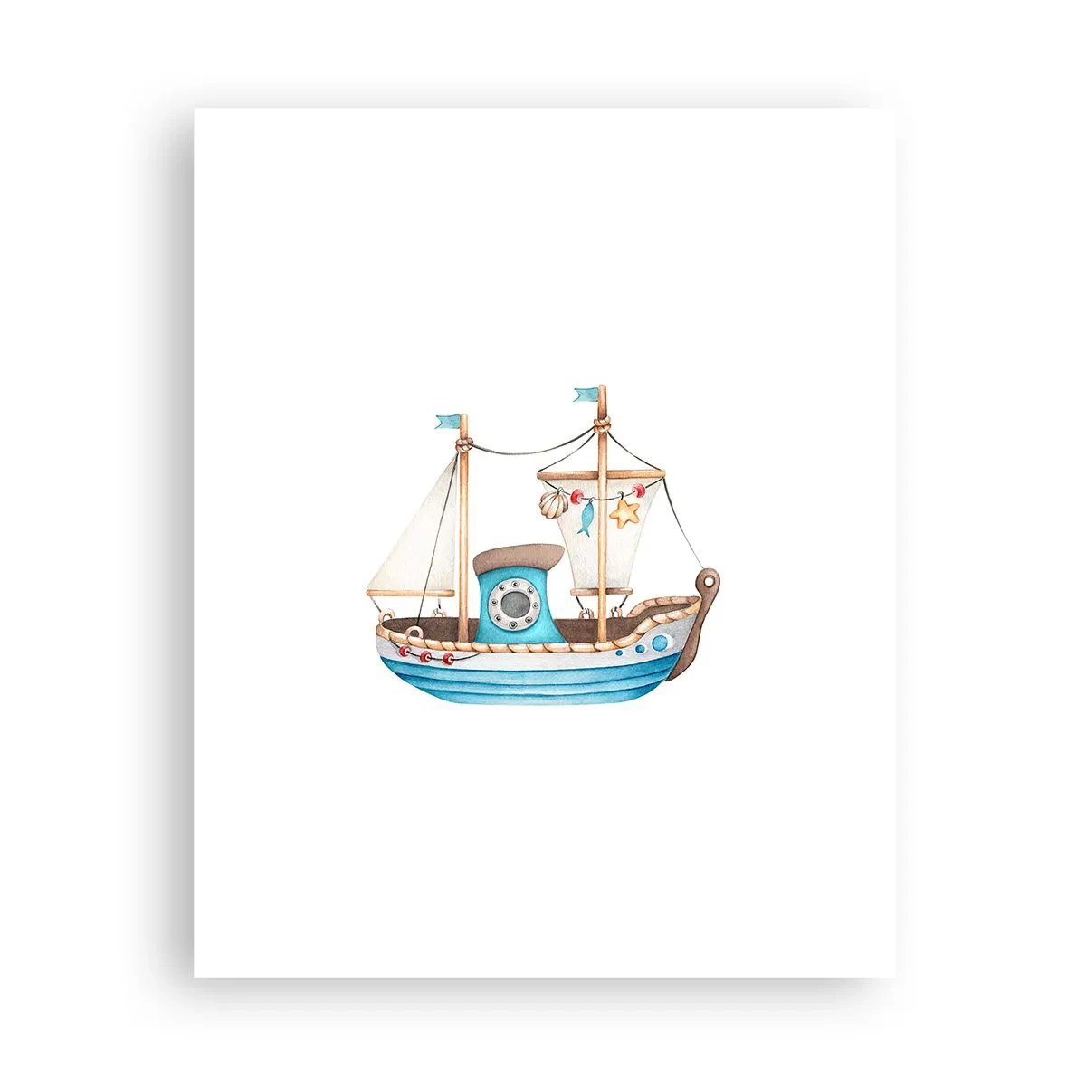Poster - Ahoy aventura! - 40x50 cm