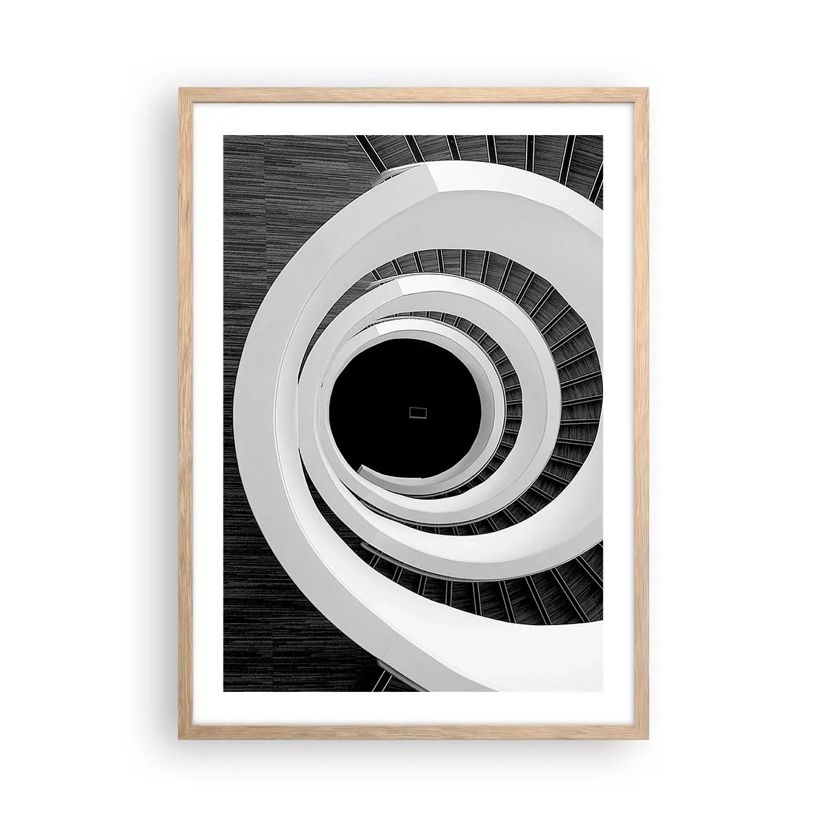 Poster în ramă de stejar deschis - Până la miez - 50x70 cm