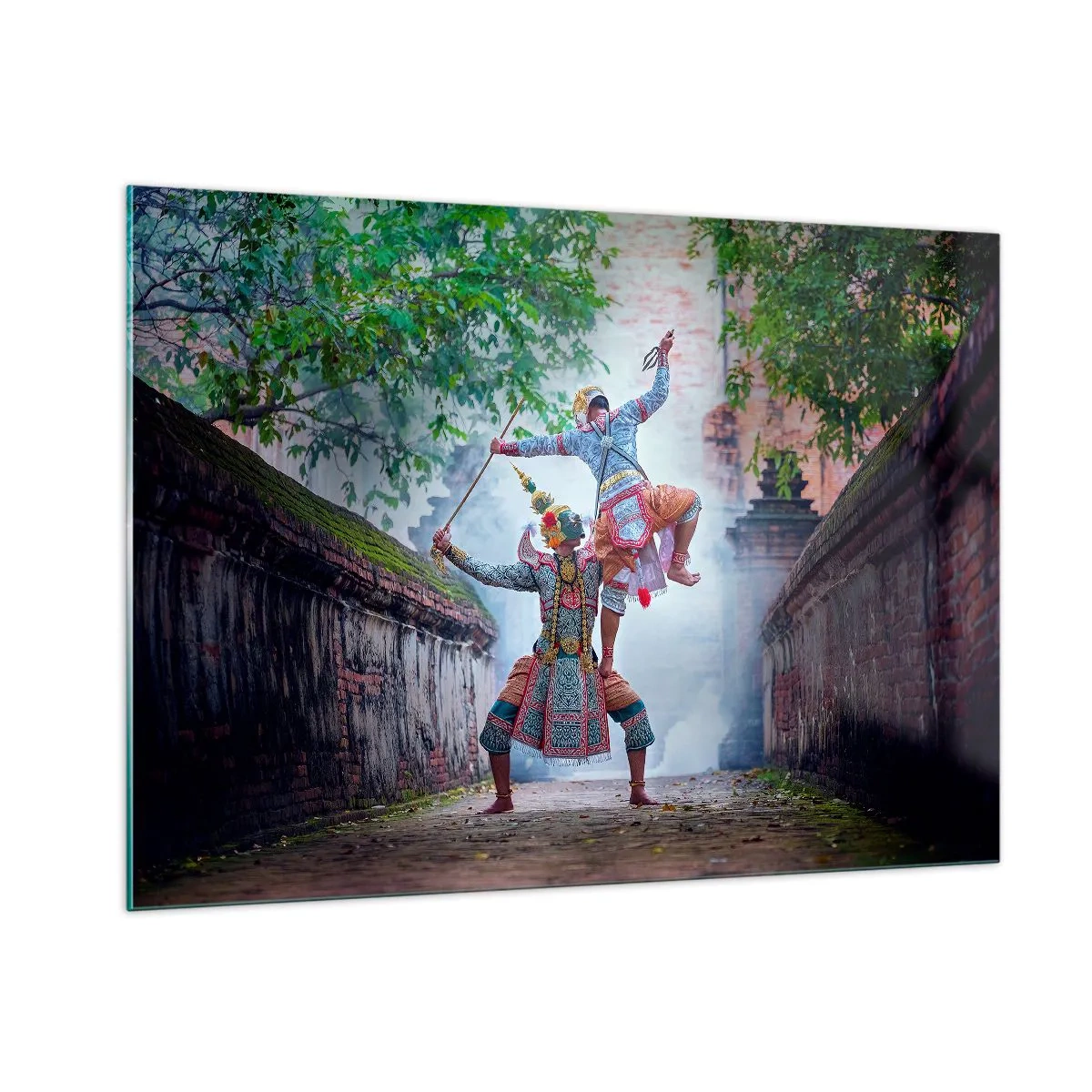 Tablou pe sticlă - Un dans de o frumusețe mortală - 100x70 cm