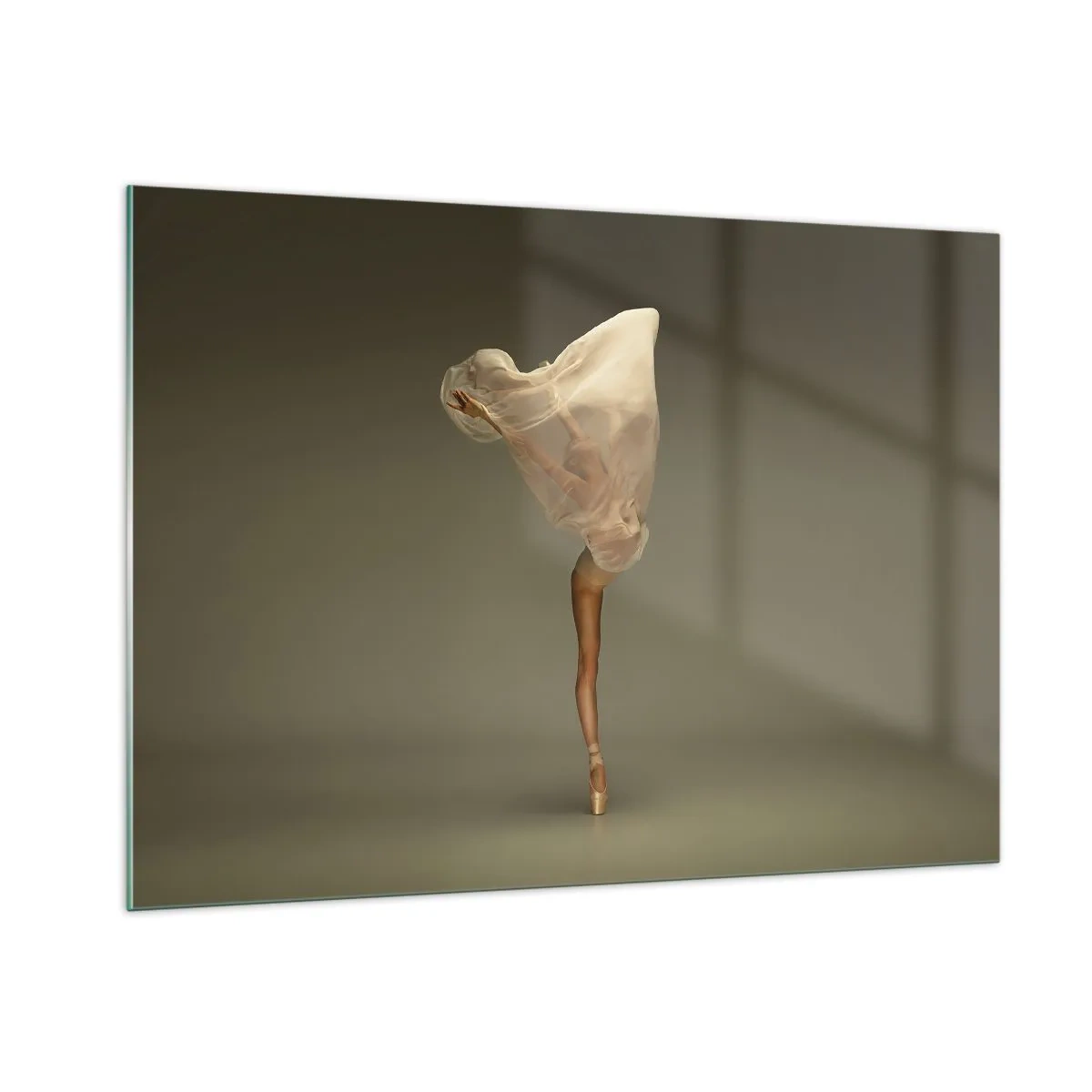 Tablou pe sticlă - Pe cale să zboare - 100x70 cm