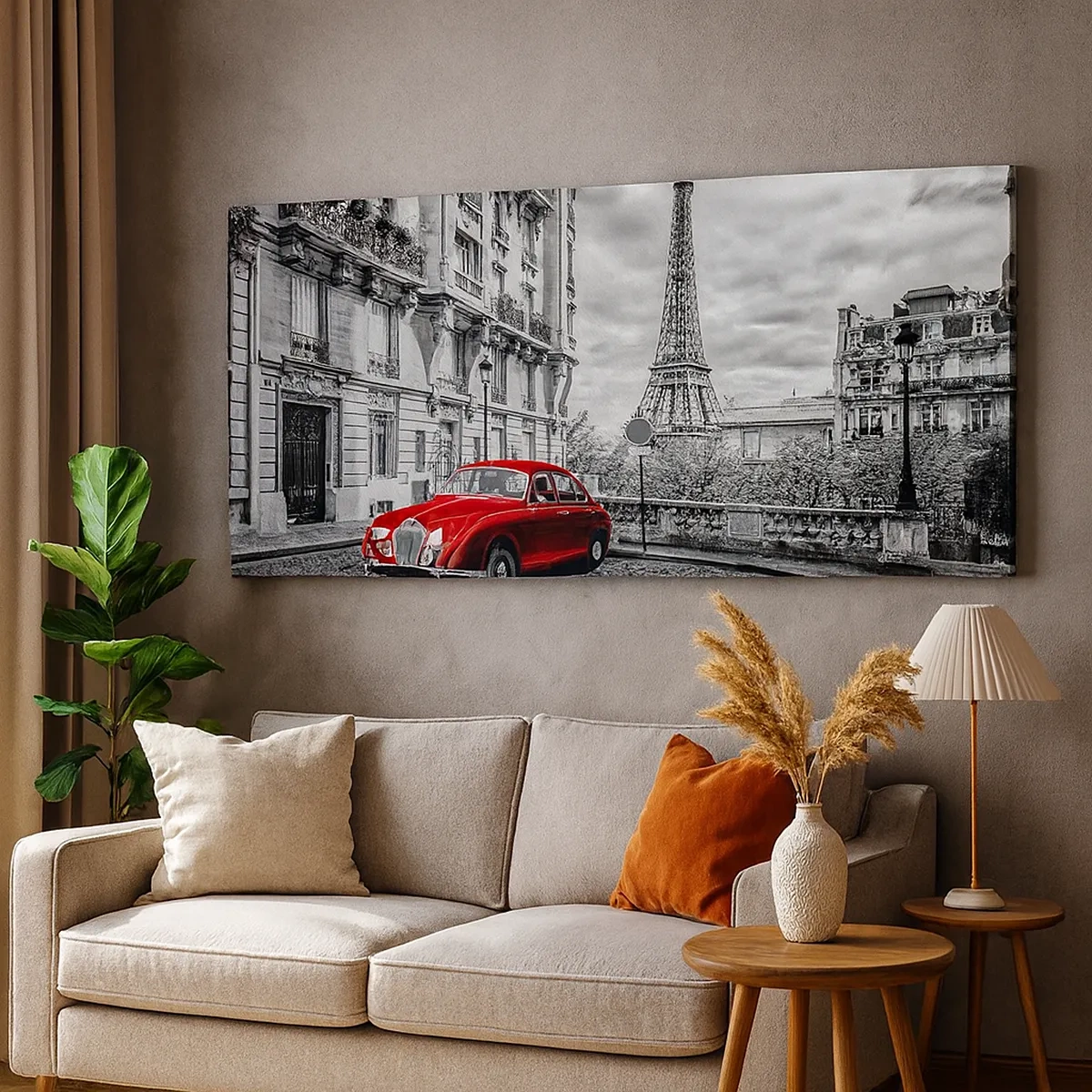 Tablou pe pânză - Prădător în oraș - 30x30 cm