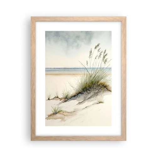 Poster în ramă de stejar deschis - Răsfățate de vânt - 30x40 cm