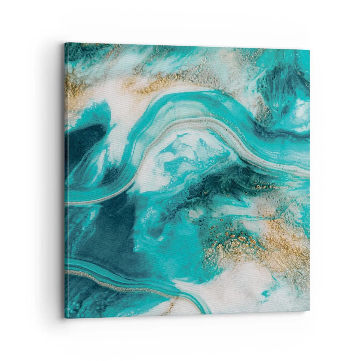 Tablou pe pânză - Râul de aur - 70x70 cm