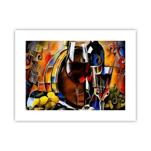 Poster - Și lumea devine mai colorată - 40x30 cm