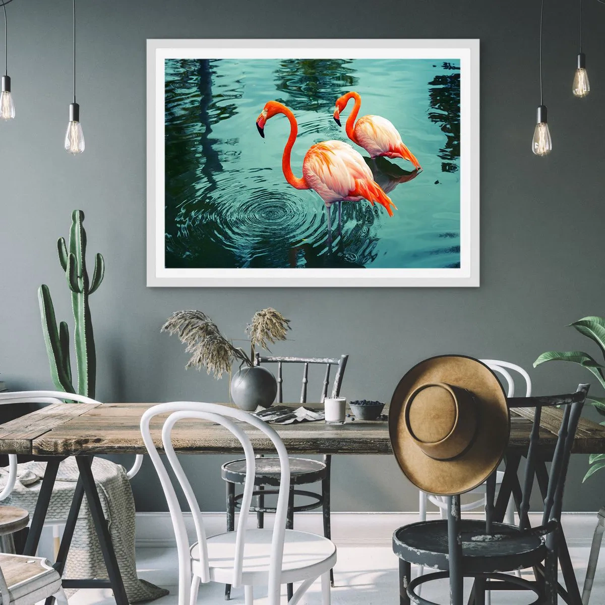 Poster în ramă albă - Suntem bune de revistele de modă - 40x30 cm