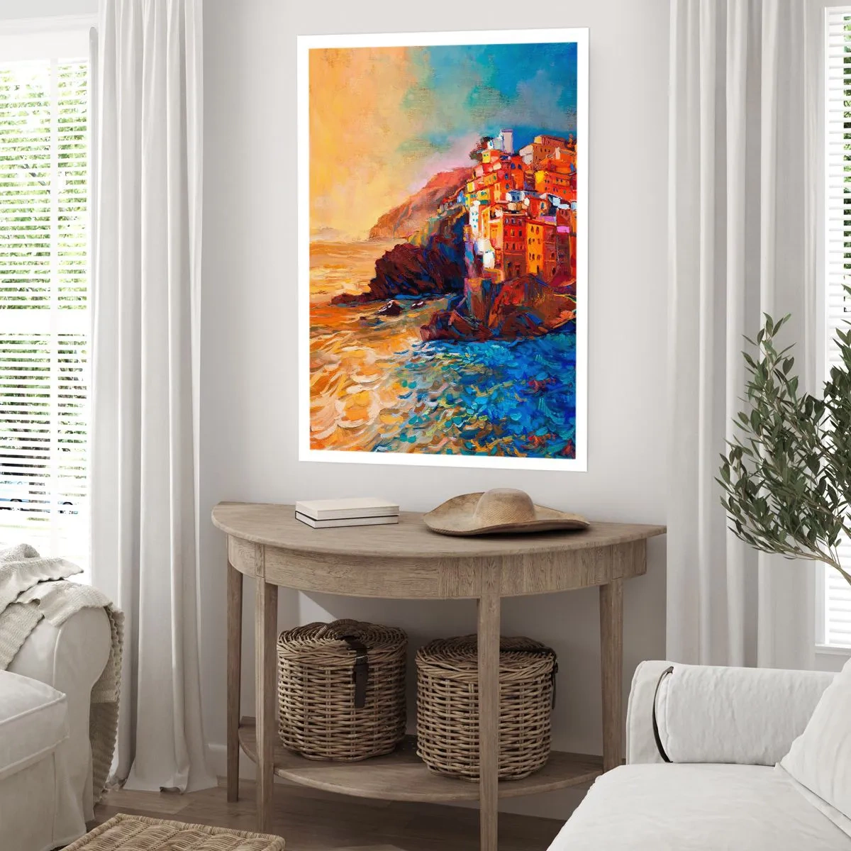 Poster - Oraș italian de vis - 40x50 cm