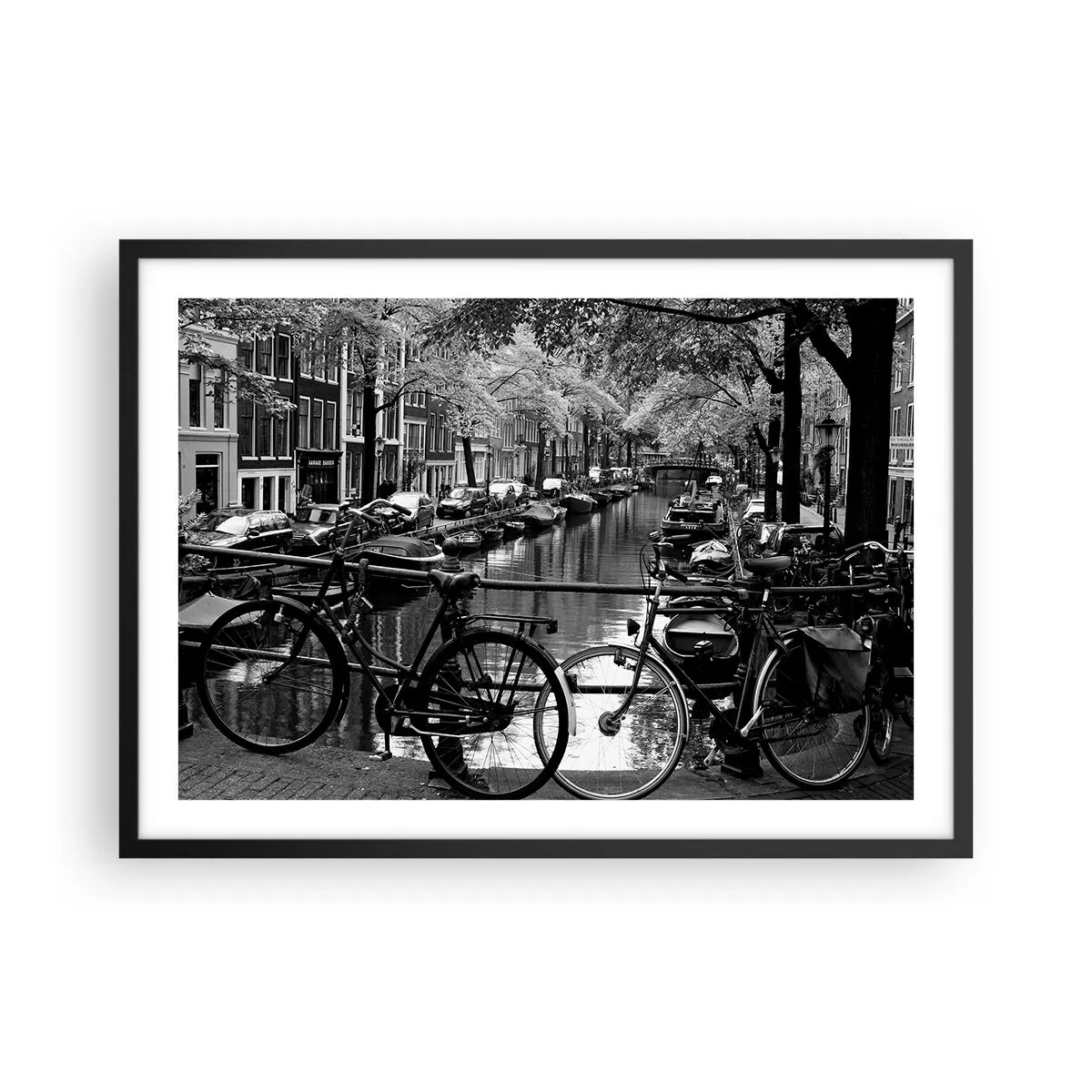 Poster în ramă neagră - O perspectivă foarte olandeză - 70x50 cm