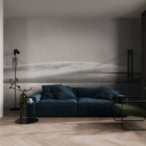 Tapet Premium Canvas - Să trecem prin Golden Gate - Peisaj, Pod, San Francisco - 400x280 cm