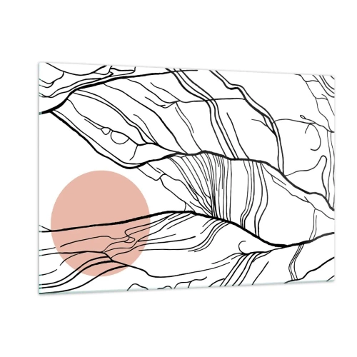 Tablou pe sticlă - Într-o rețea de crengi - 120x80 cm