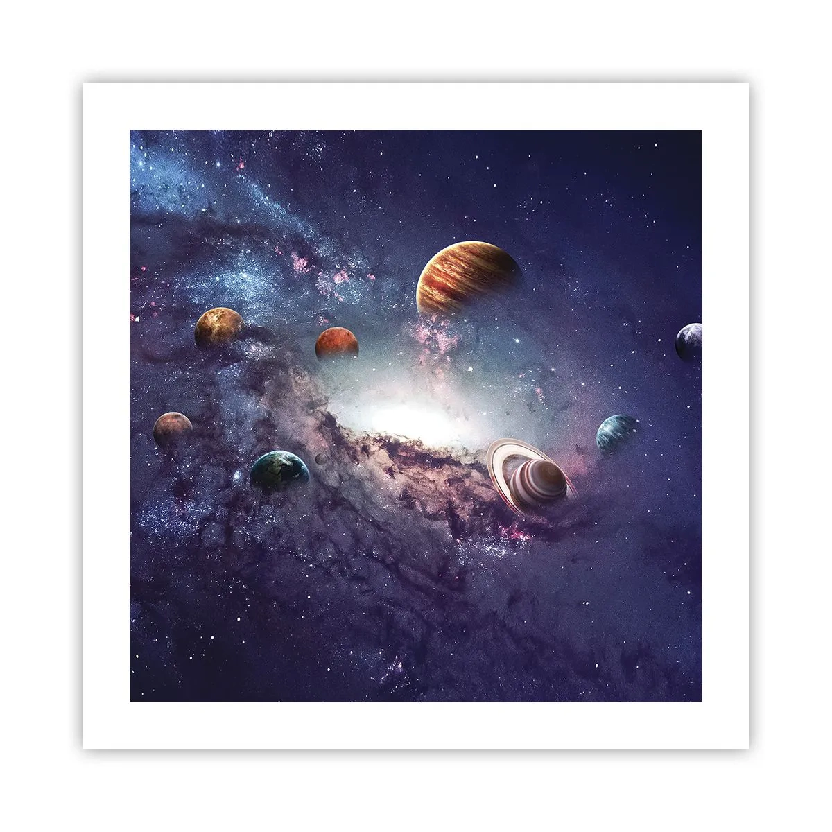 Poster - Sistemul de dans solar - 50x50 cm