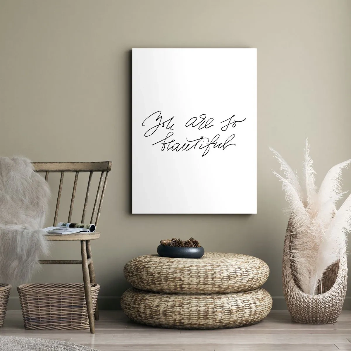 Tablou pe pânză - Serios, crede-mă... - 45x80 cm