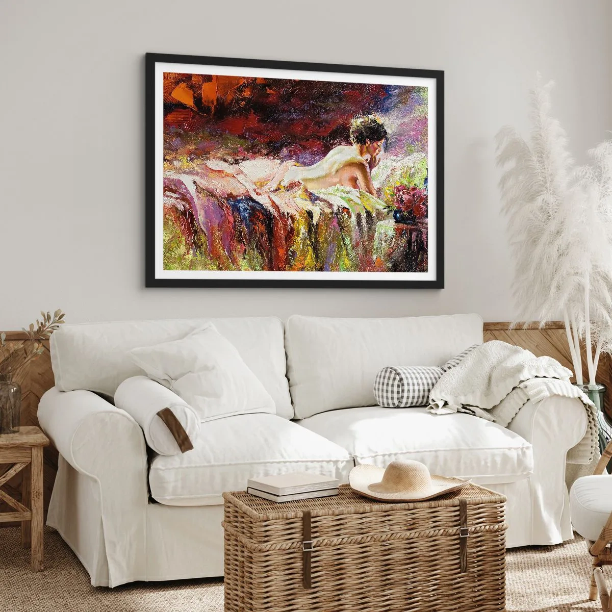 Poster în ramă neagră - Venus în gând - 40x30 cm