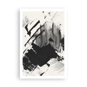 Poster - Abstracție - expresie de negru - 61x91 cm
