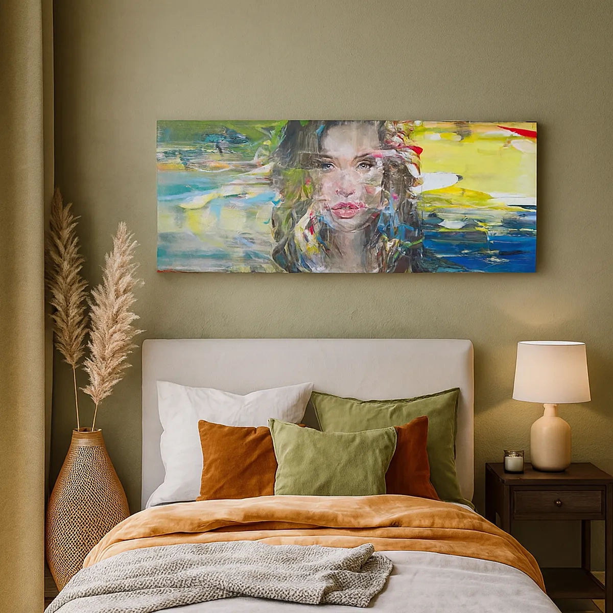 Tablou pe pânză - În spatele cortinei de aer - 30x30 cm