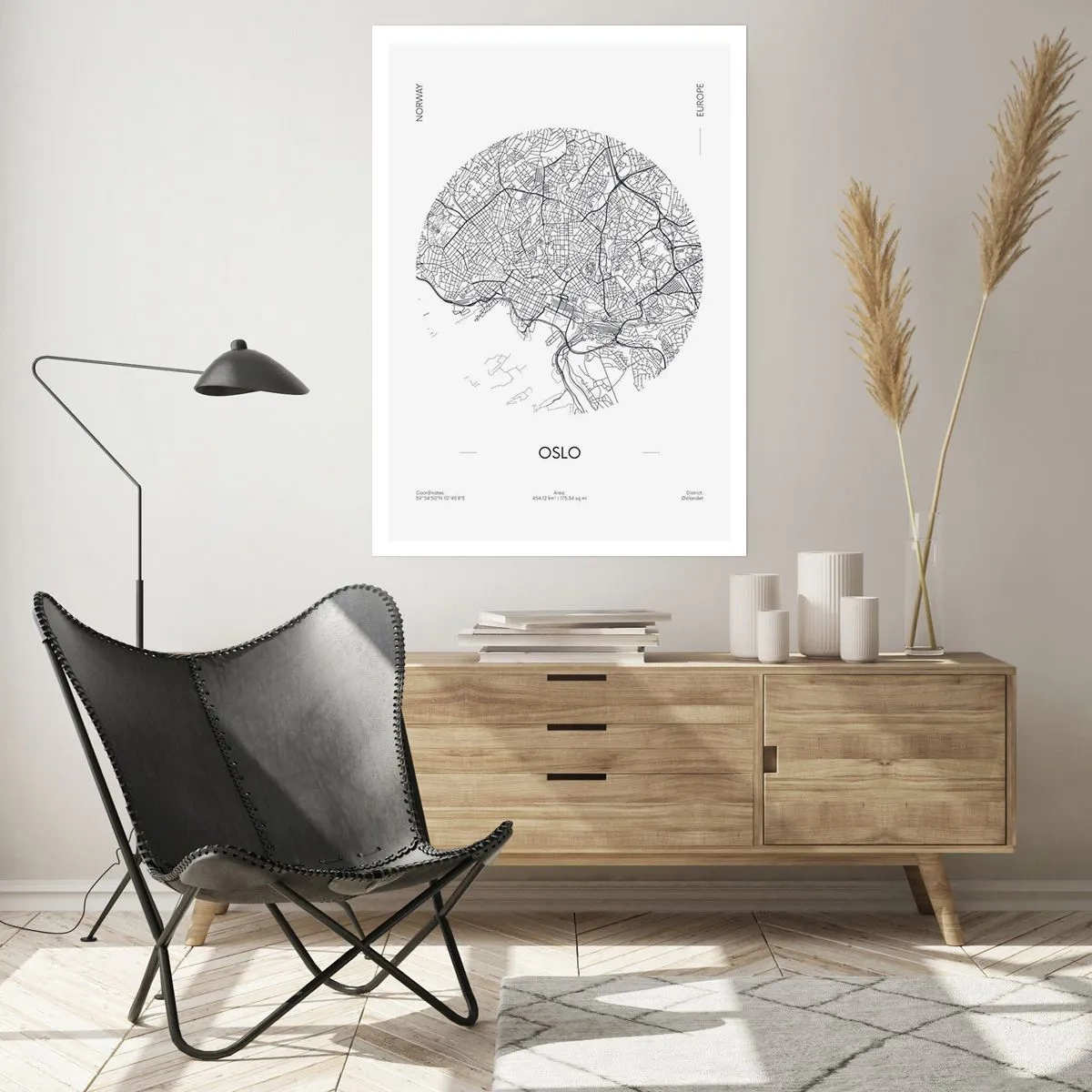 Poster - Anatomia Oslo - 70x100 cm