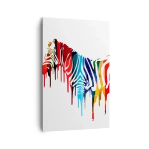 Tablou pe pânză - Nu doar alb și negru - 80x120 cm