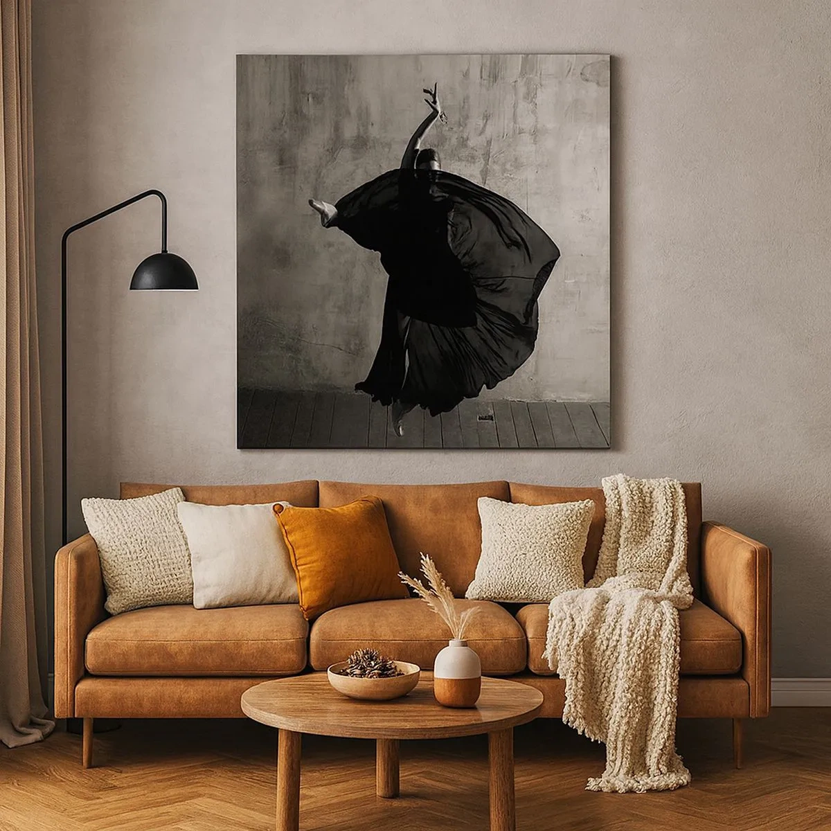 Tablou pe pânză - Un pas pasional - 30x30 cm