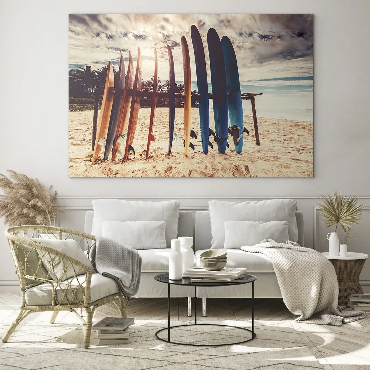 Tablou pe sticlă - Noapte bună, până mâine - 100x70 cm