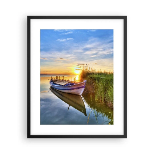 Poster în ramă neagră - Golfulețul viselor împlinite - 40x50 cm