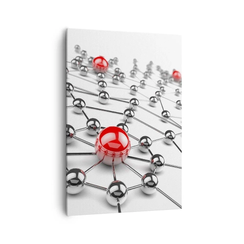 Tablou pe pânză - Plasă de argint - 70x100 cm