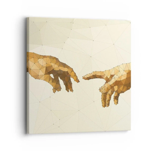 Tablou pe pânză - Geometrie divină - 30x30 cm