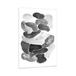 Tablou pe sticlă - Abstracție pietroasă - 50x70 cm