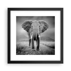 Poster în ramă neagră - Gazda te salută - 30x30 cm