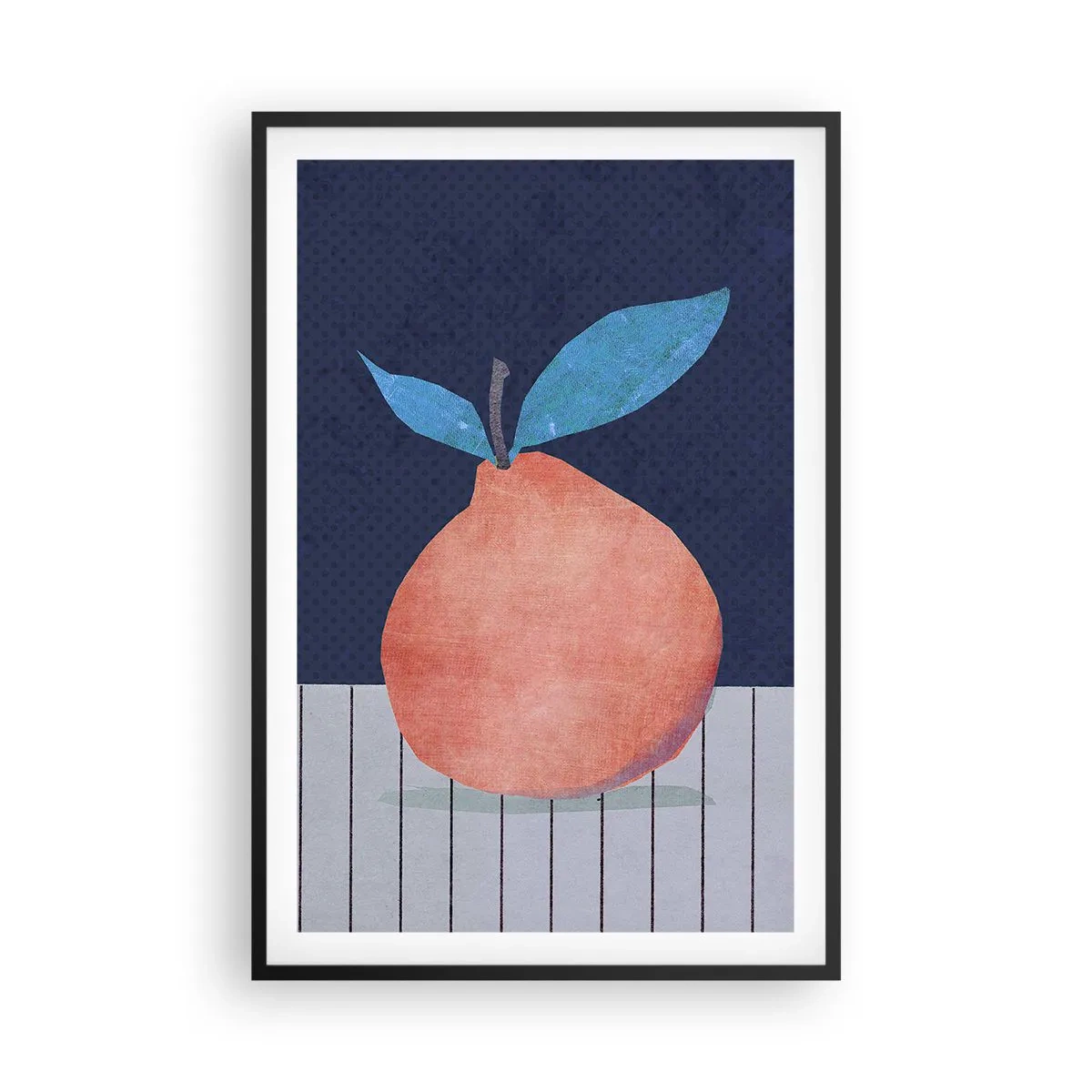 Poster în ramă neagră - Convexitate și plan - 61x91 cm