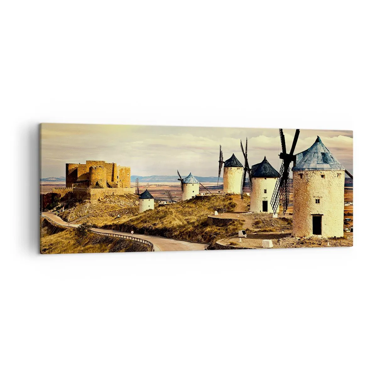 Tablou pe pânză - Don Quijote apare imediat - 140x50 cm