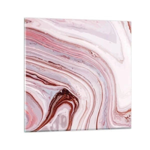 Tablou pe sticlă - Drept înainte, apoi dreapta jos - 60x60 cm