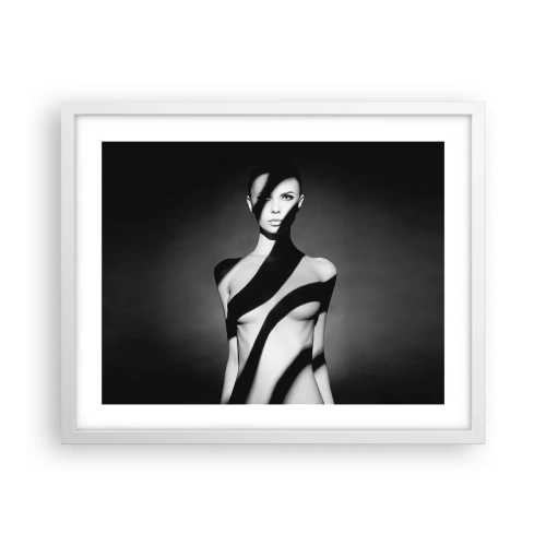 Poster în ramă albă - La strălucire și la umbră - 50x40 cm