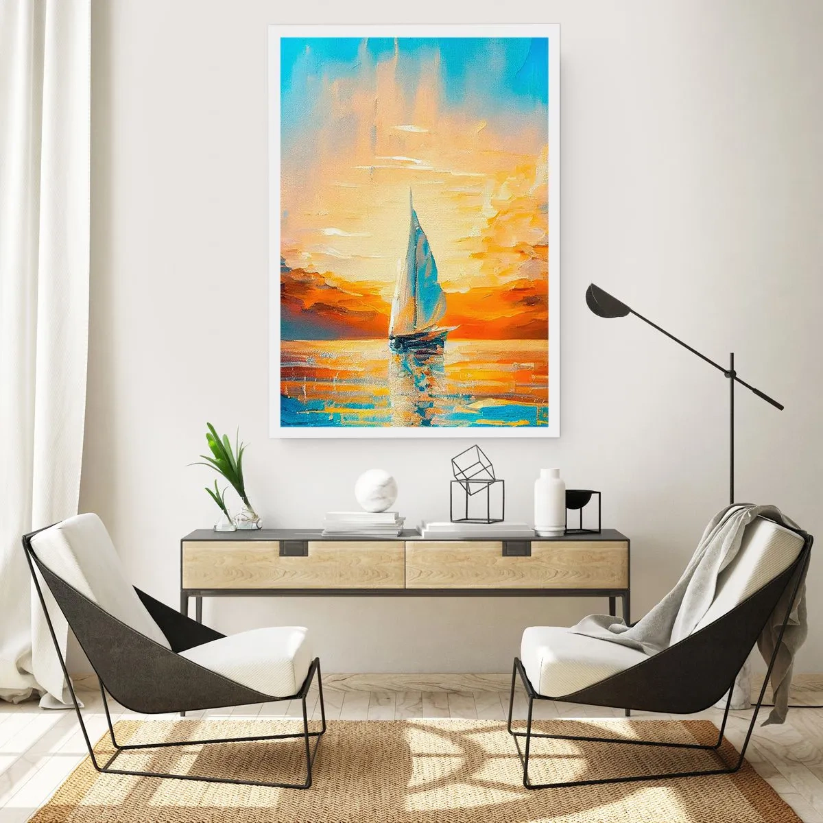 Poster - Navigare prin aur - 40x50 cm