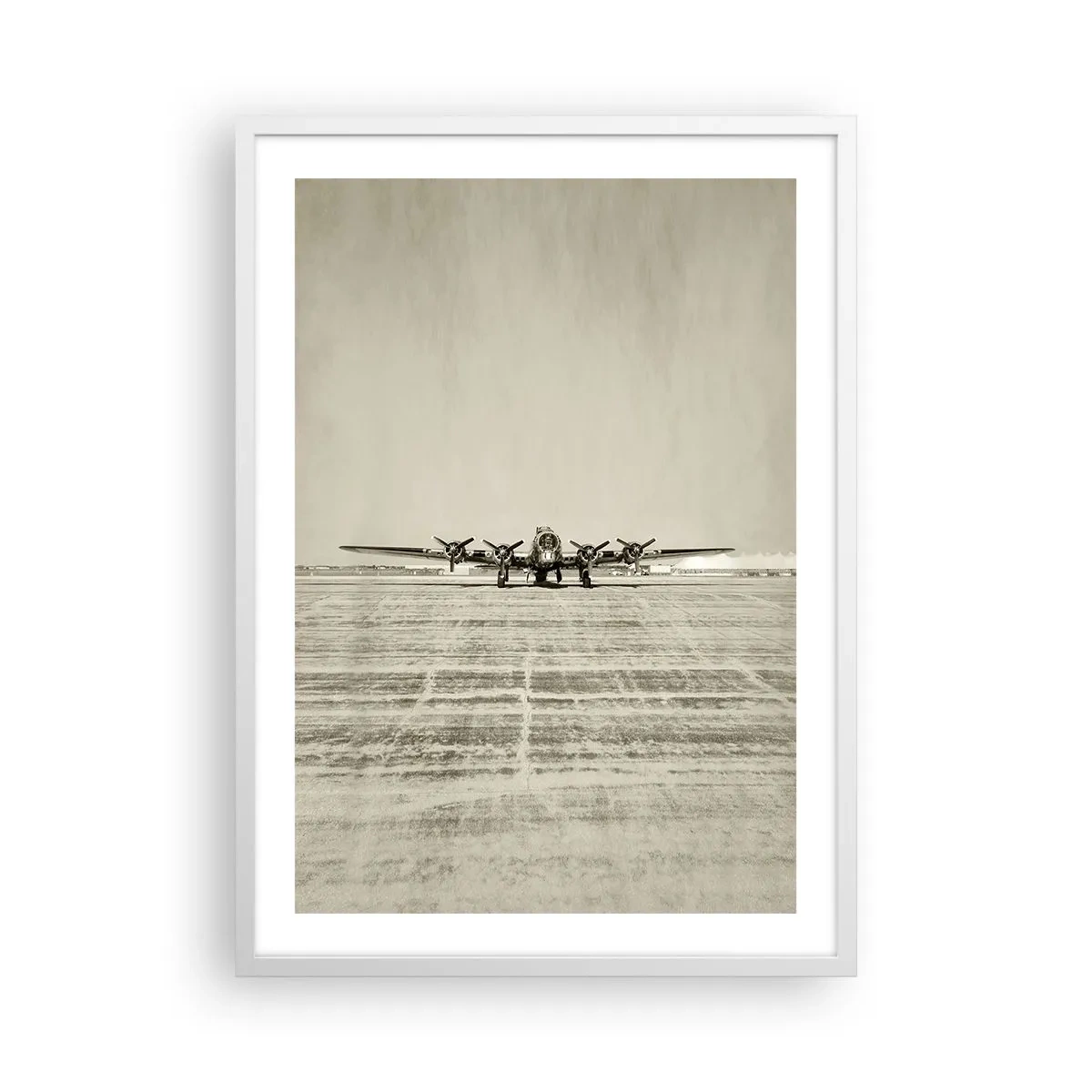 Poster în ramă albă - Pregătit, ca întotdeauna - 50x70 cm