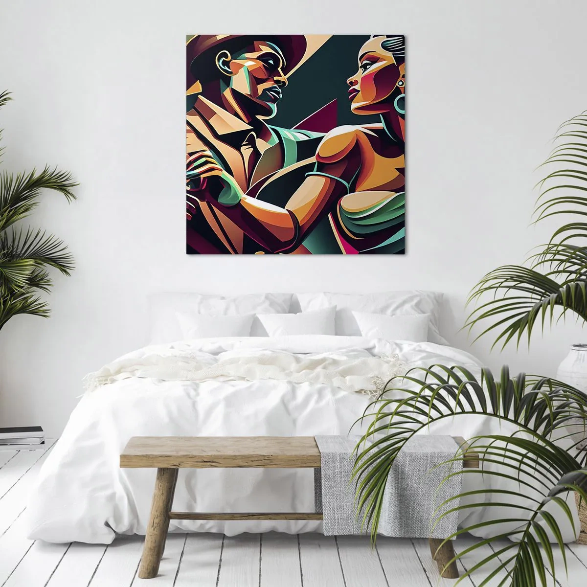 Tablou pe pânză - În ritmul inimii - 60x60 cm