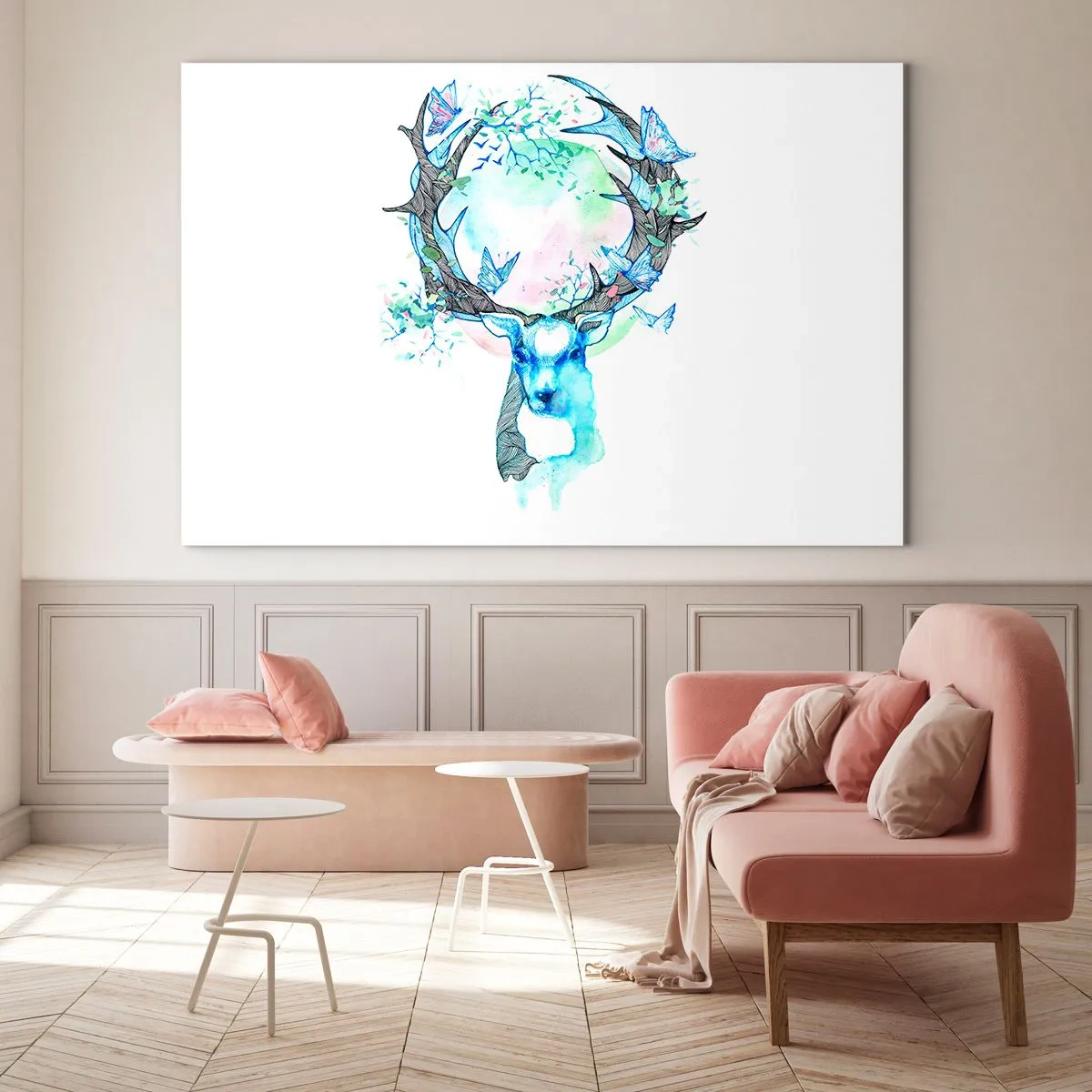 Tablou pe sticlă - Forța și delicatețea naturii - 120x80 cm