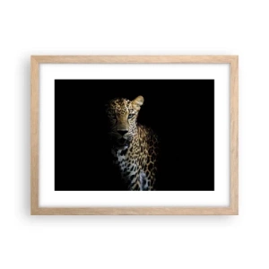 Poster în ramă de stejar deschis - Frumusețe întunecată - 40x30 cm