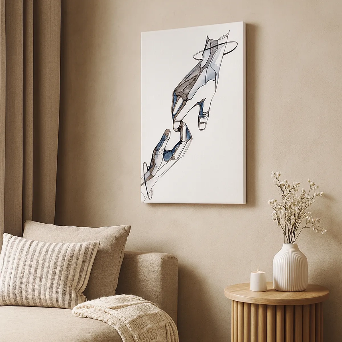 Tablou pe pânză - Gest frumos - 50x70 cm