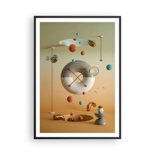 Poster în ramă neagră - Orice se poate întâmpla - 70x100 cm
