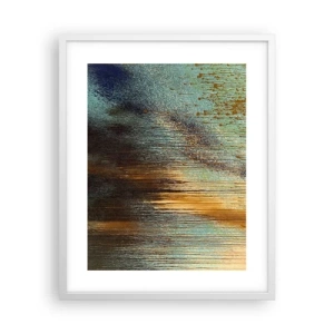 Poster în ramă albă - O compoziție cromatică neaccidentală - 40x50 cm