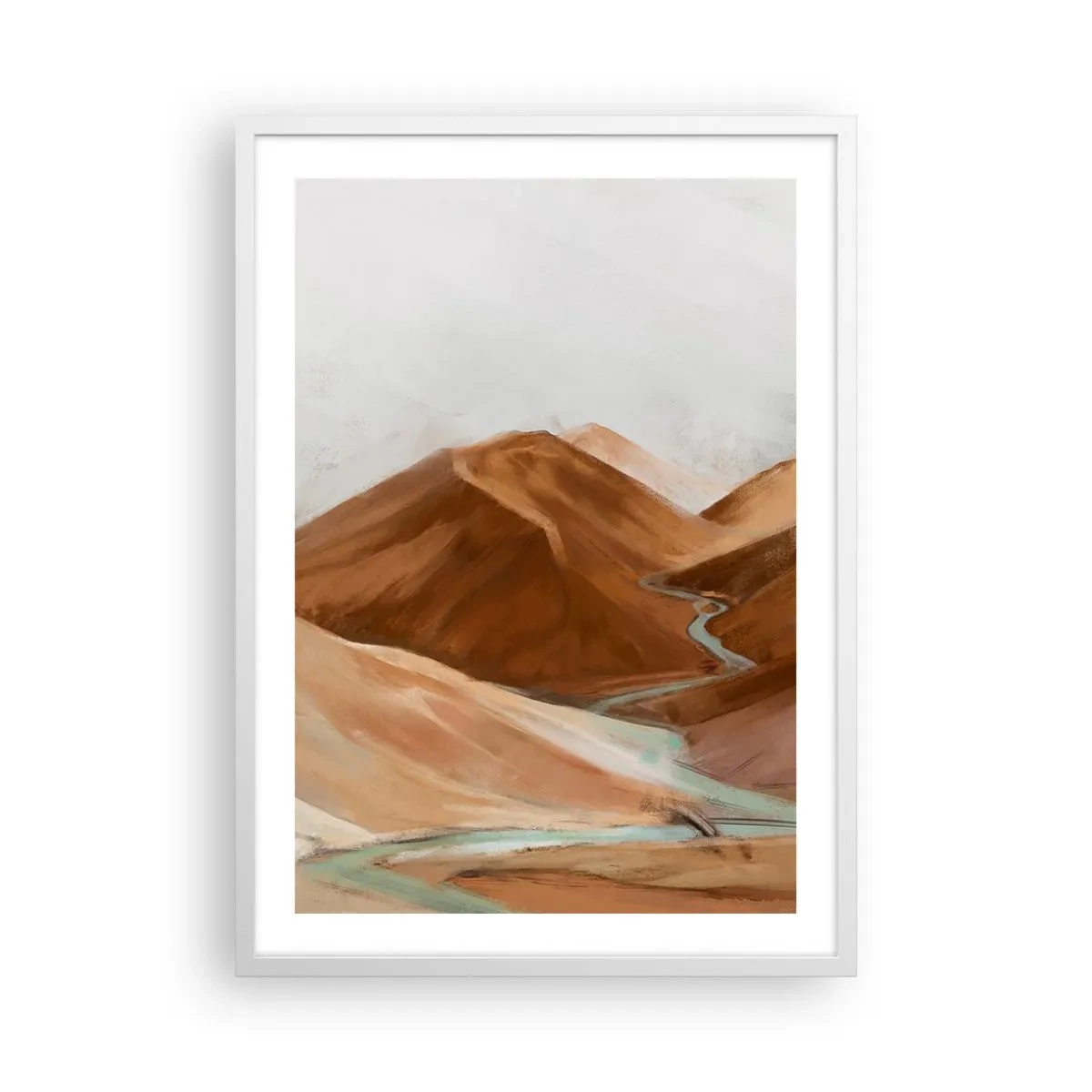 Poster în ramă albă - La sursă - 50x70 cm