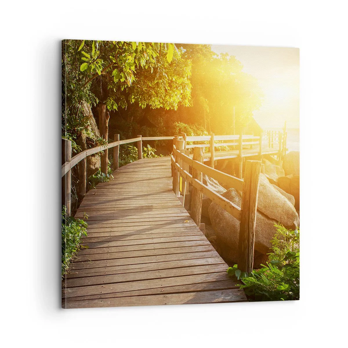 Tablou pe pânză - O altă curbă, o altă minune - 60x60 cm