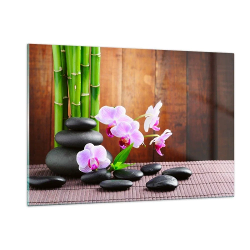 Tablou pe sticlă - Experimentați deliciile Orientului - 120x80 cm