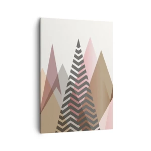 Tablou pe pânză - Construcție piramidală - 50x70 cm