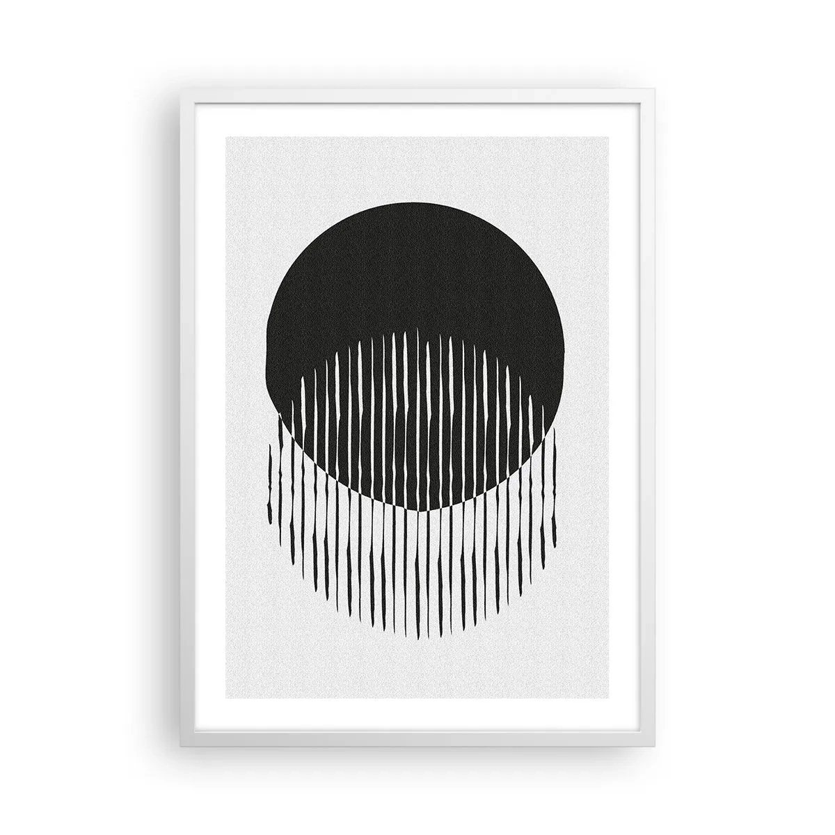 Poster în ramă albă - Alter ego-ul său - 50x70 cm
