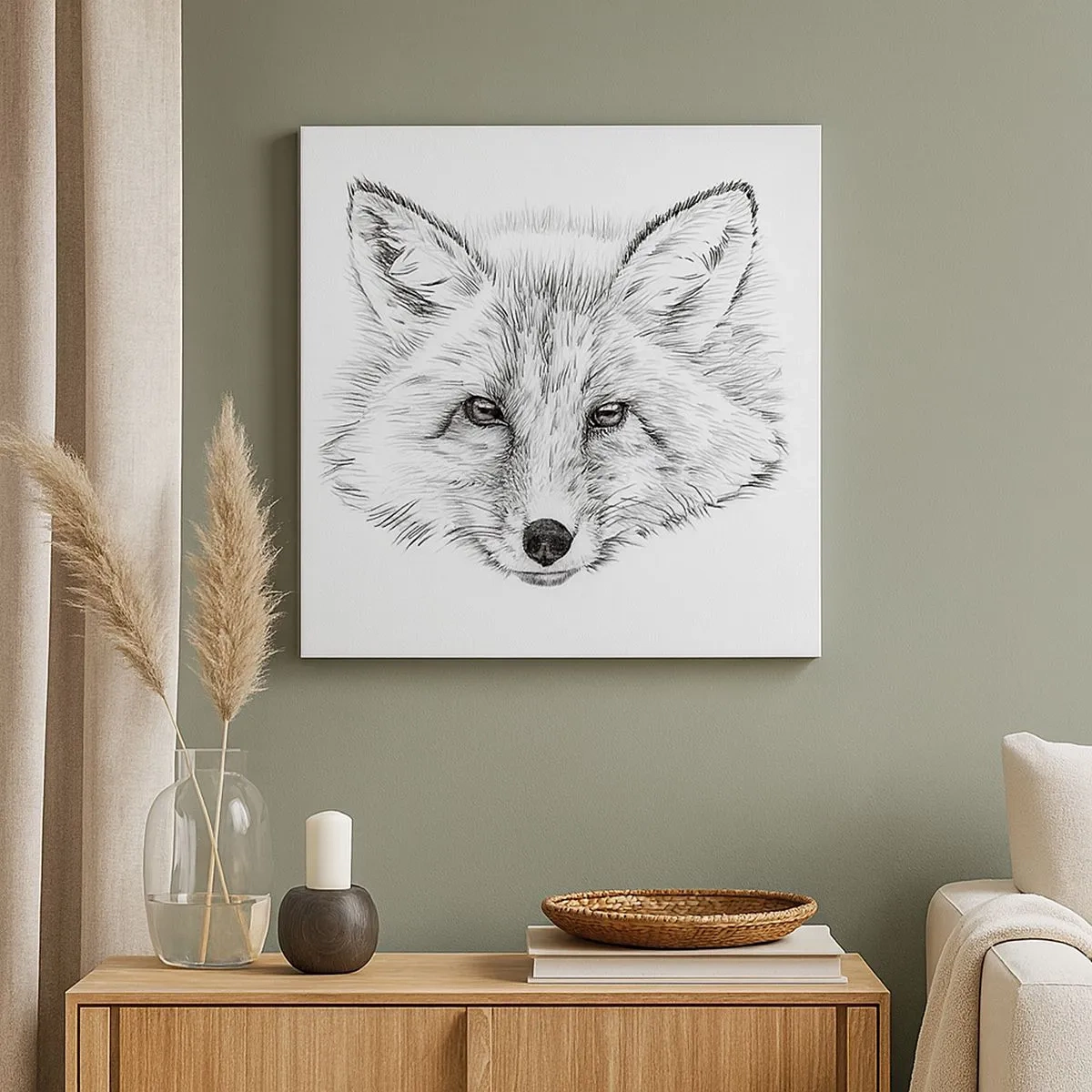 Tablou pe pânză - Oare acești ochi pot minți? - 30x30 cm