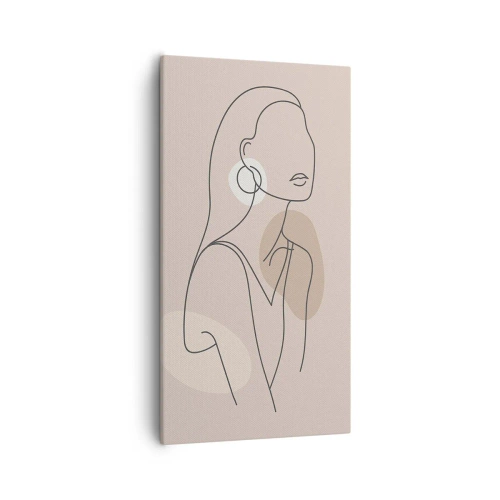 Tablou pe pânză - Icoana fecioarei - 55x100 cm