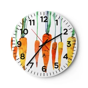 Ceas de perete - Ceas pe sticlă - Frumusețea banalității - 40x40 cm