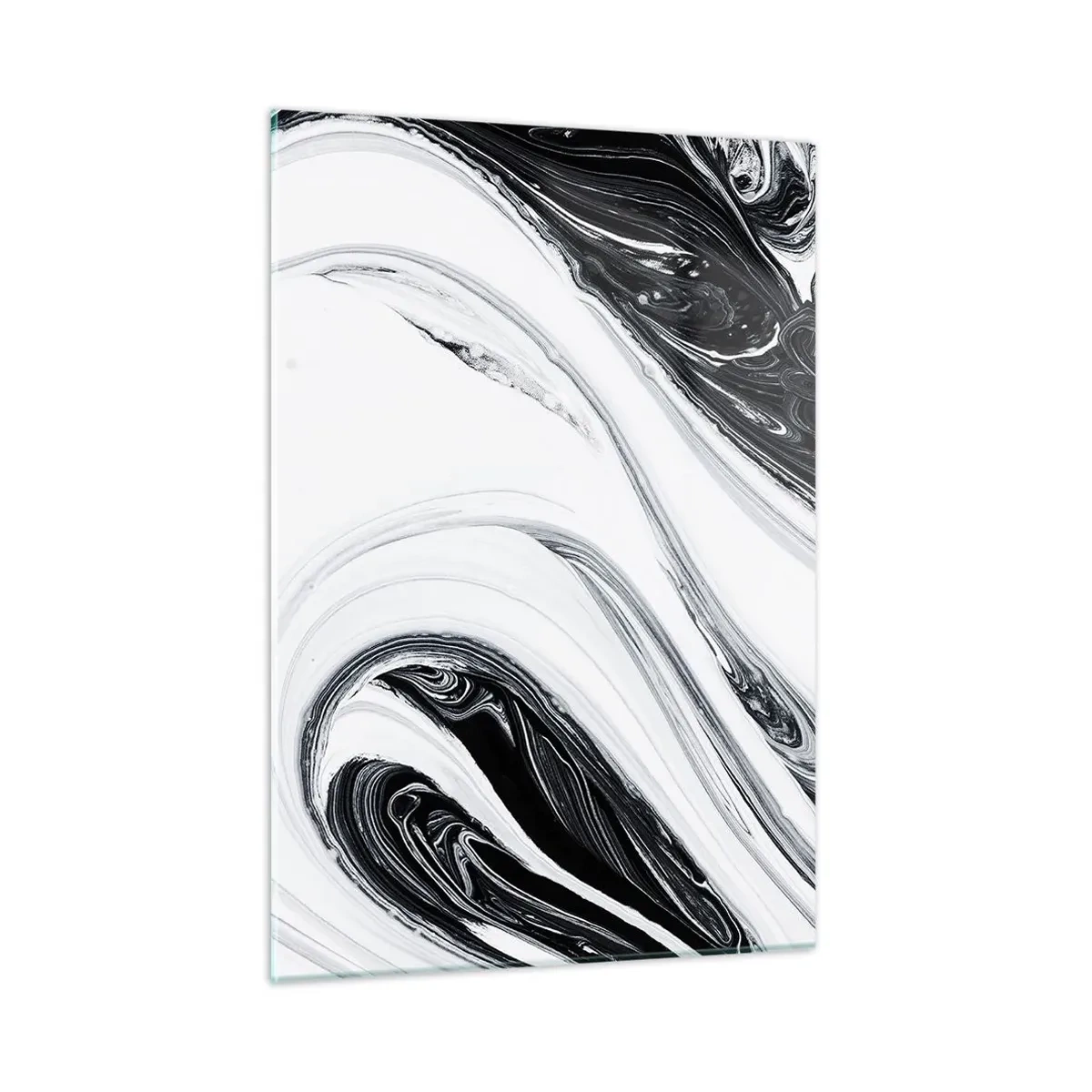 Tablou pe sticlă - Combinație de contrarii - 50x70 cm